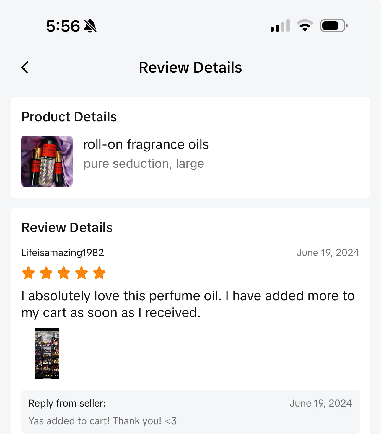 pure seduction (1/3oz) perfume oil